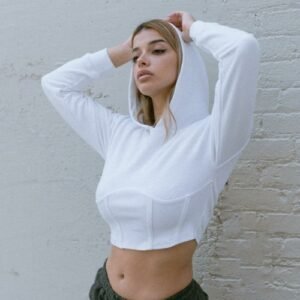 noelle cropped hoodie