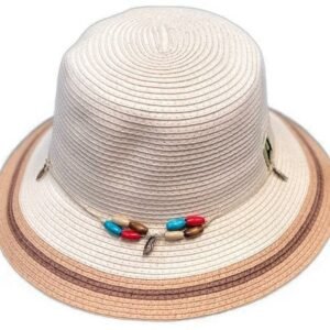 beige 'melissa' bucket hat