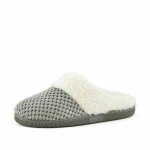 women's slippers cozy grey