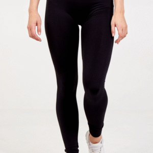 basic seamless leggings black
