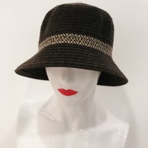 'haven' brown bucket hat