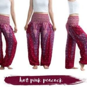 african handmade peacock pant / bohemian trouser